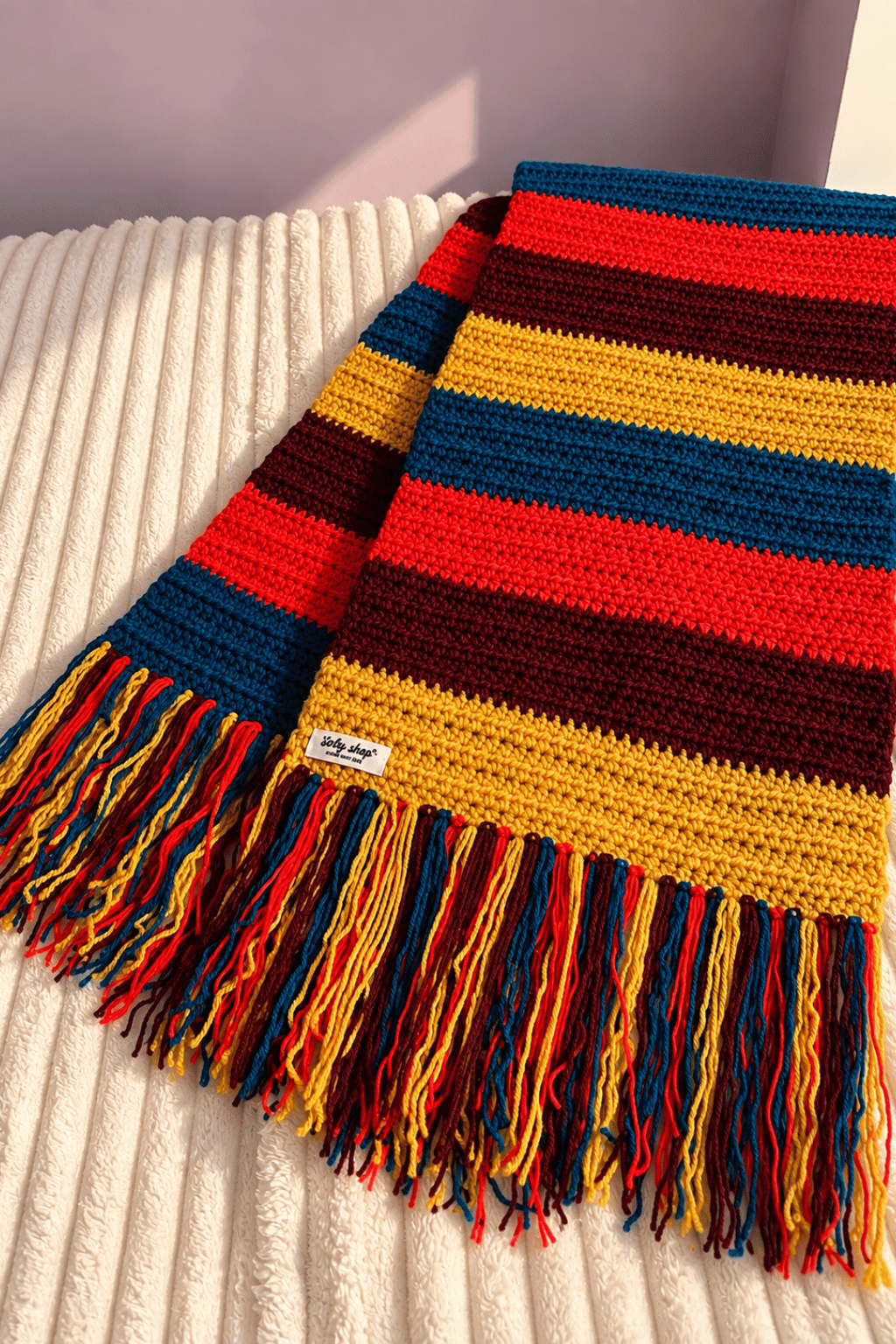 Rangrez Crochet Scarf