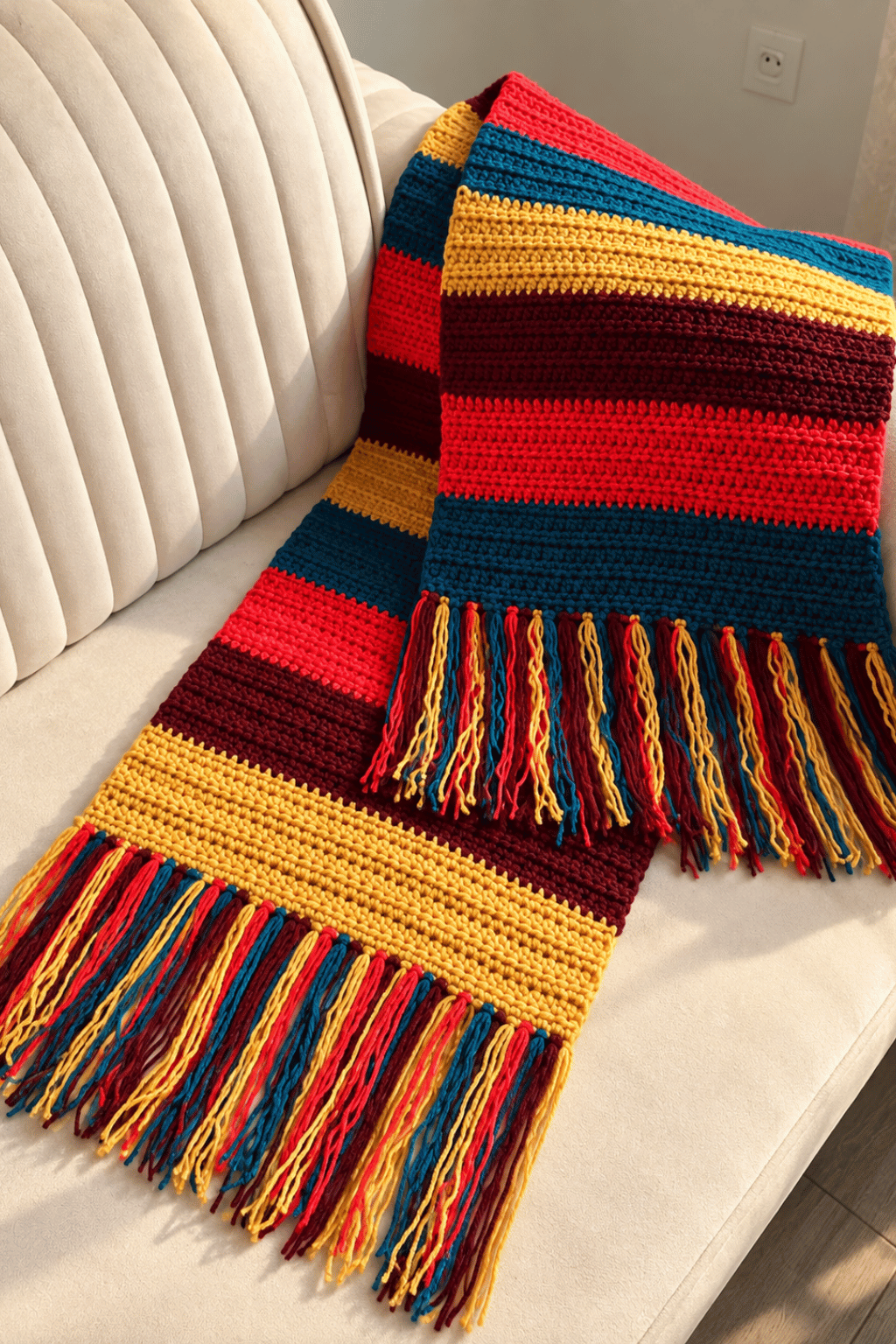Rangrez Crochet Scarf