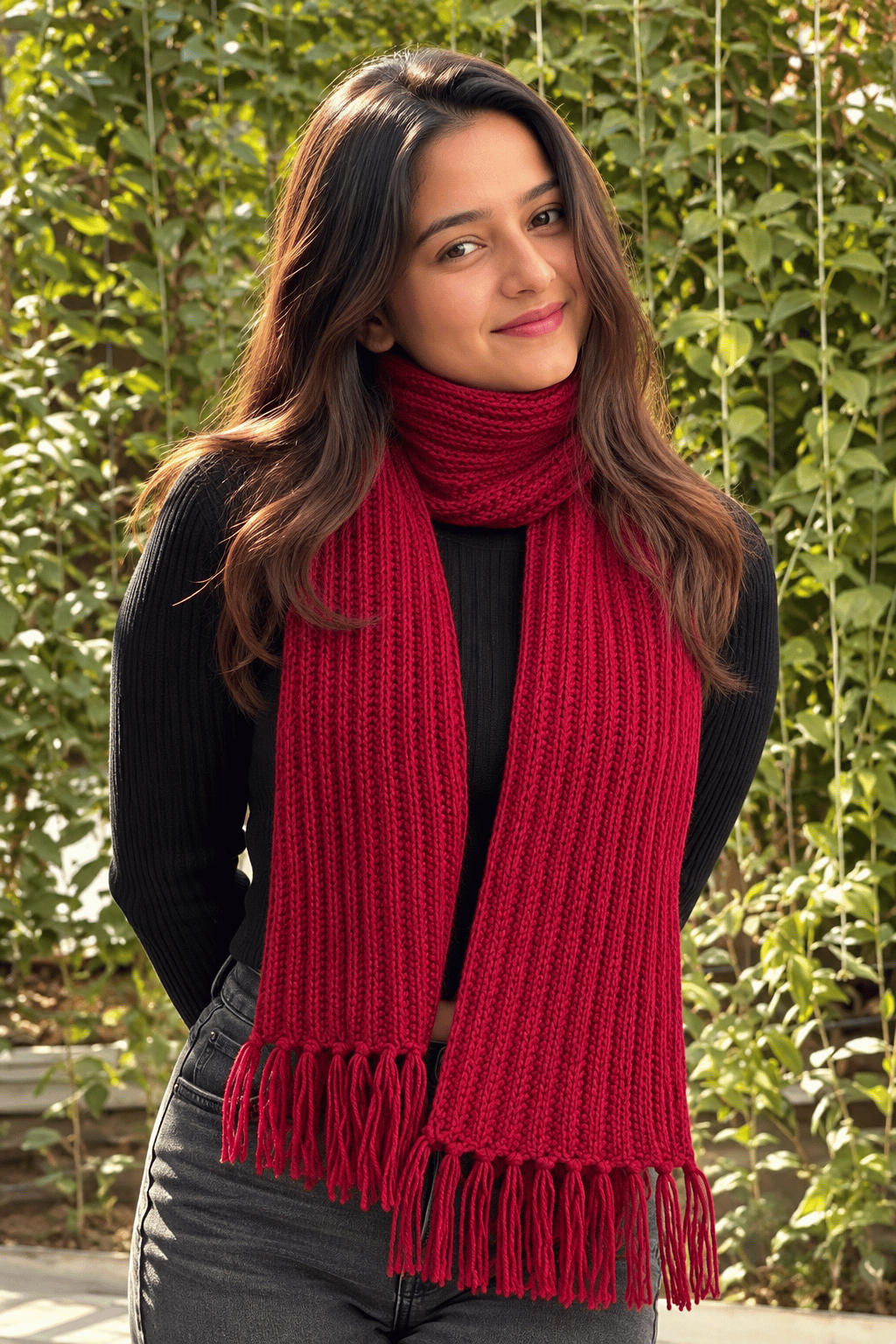 Cozy Charm Crochet Mikasa Scarf