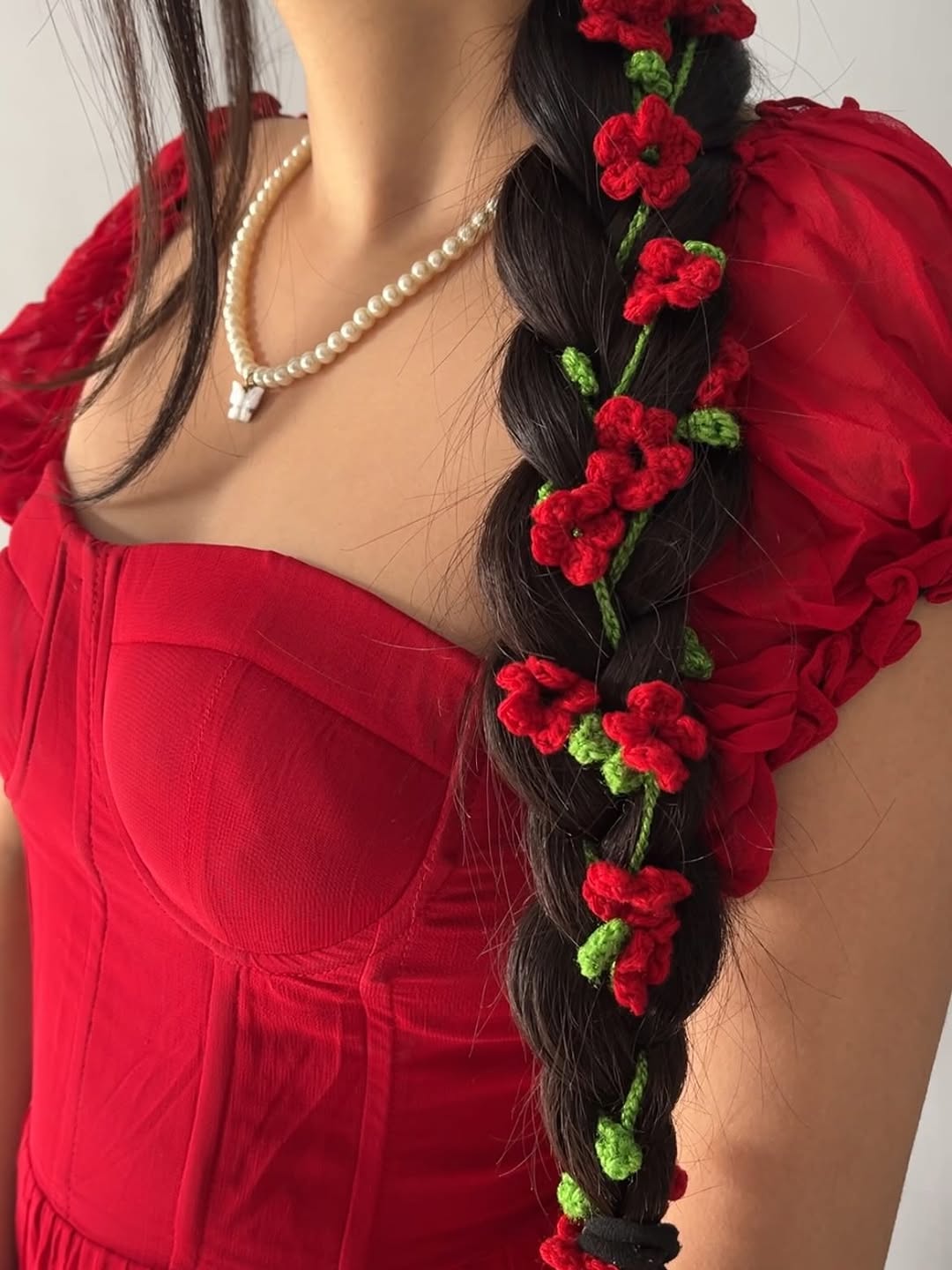 4 Colorful Crochet Paranday – Pack of 4| Perfect for Brides & Festive Looks