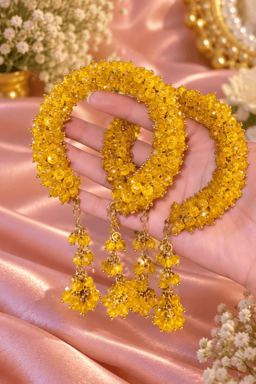 Sunshine Royale Beaded Bracelet - Pair
