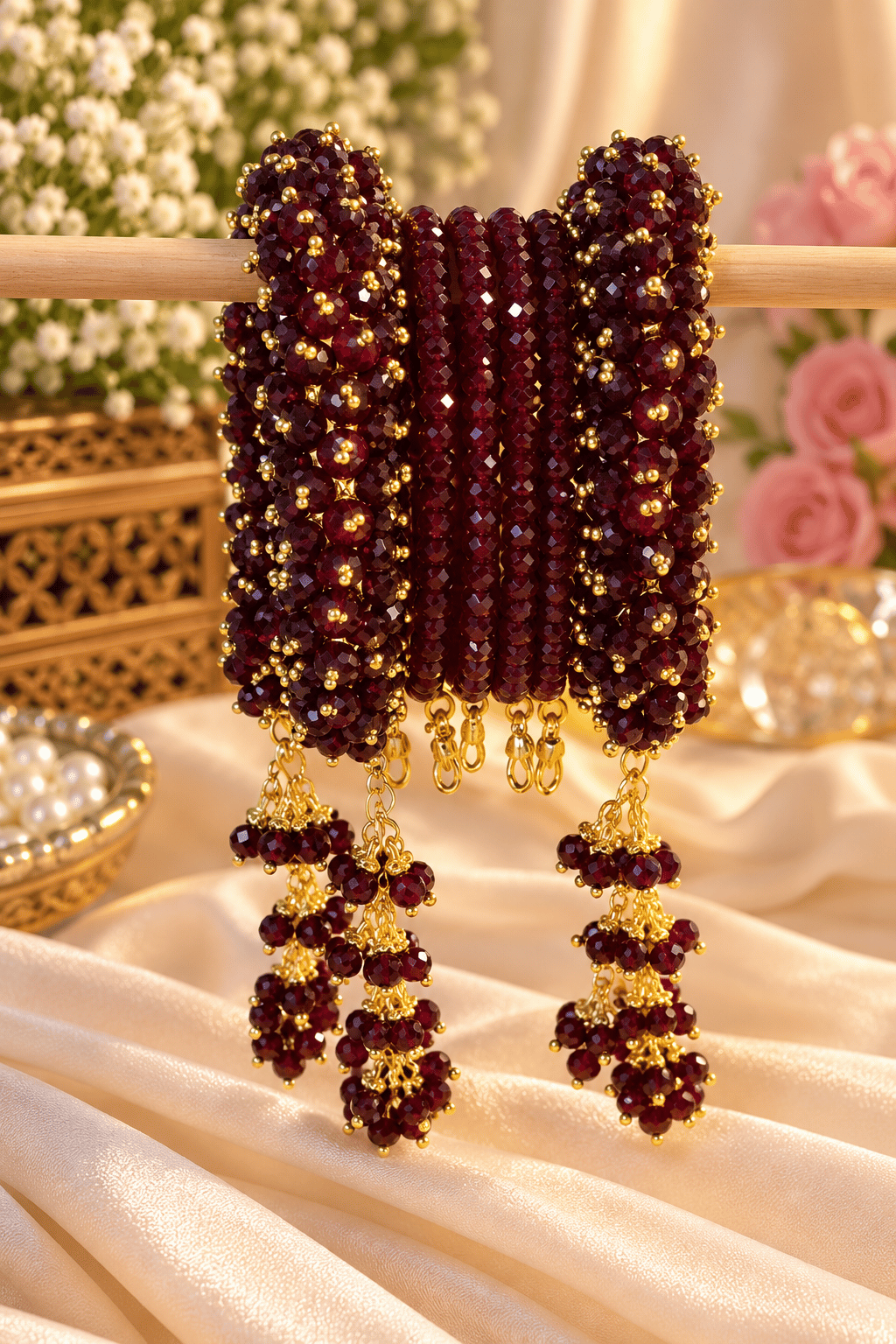 Shahi Noori Beaded Bracelet - Pair