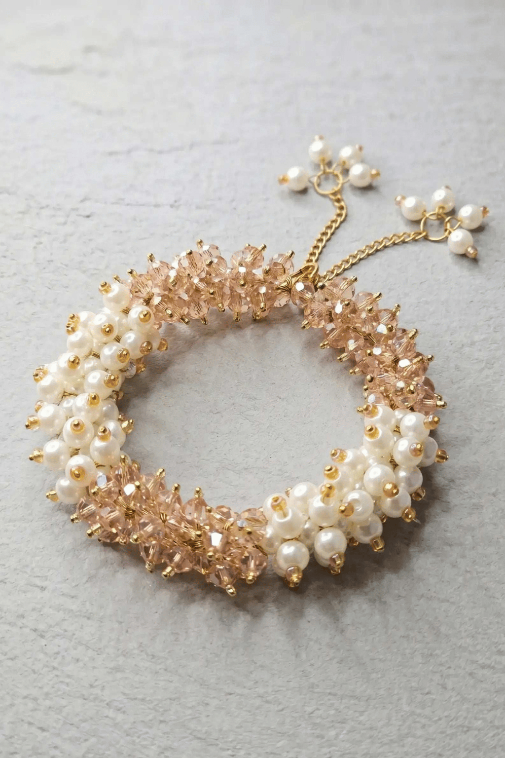 Noor-e-Moti Pearl Beaded Bracelet - Pair