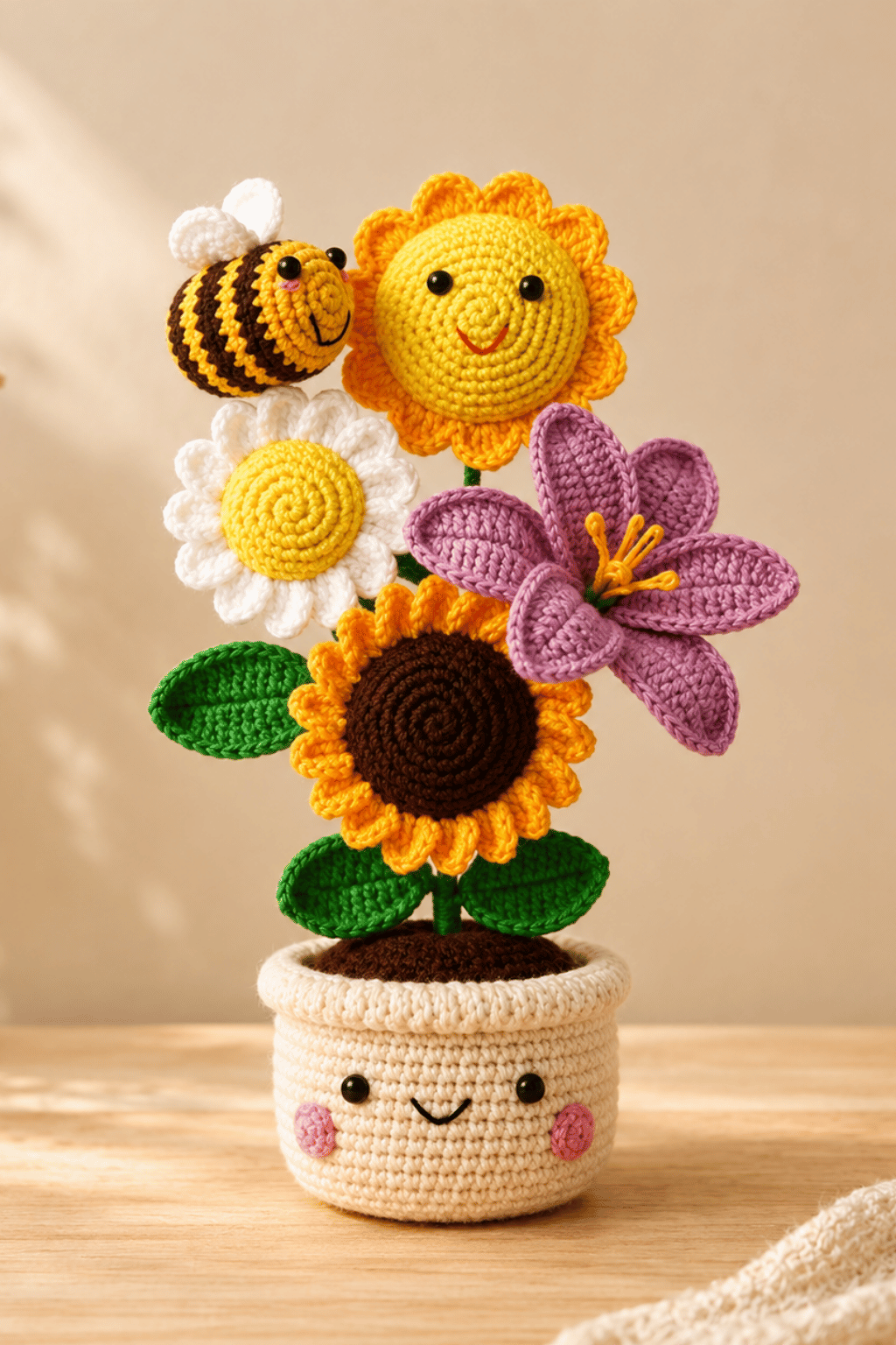Mix flowers pot